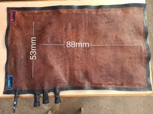 Hydrotherapy blanket dimensions 88mm x 53mm